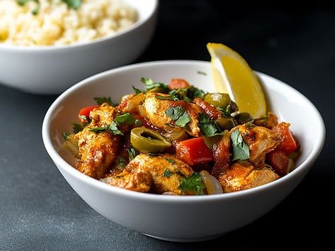 Sauté Chicken in Piri Piri Spices with Couscous