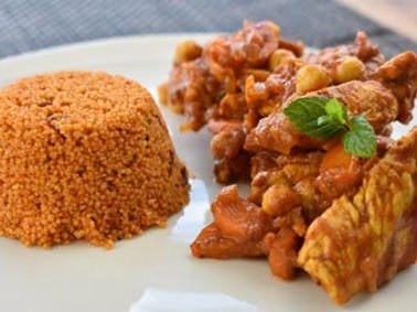 Merguez Chicken With Chick Peas