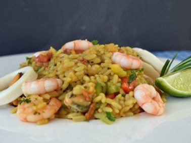 Seafood & Chorizo Paella