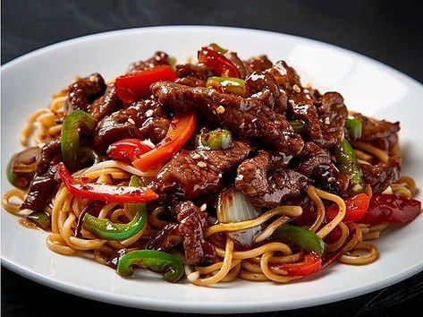 Chinese Salt and Pepper Beef Stir-Fry