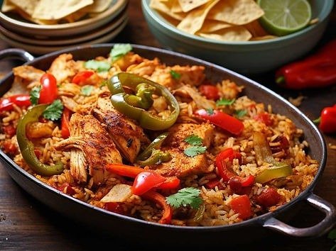 Mexican Chicken Fajita Casserole