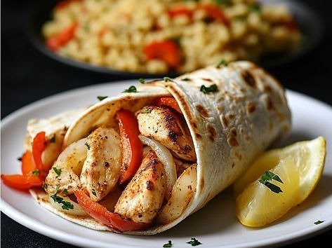 BBQ Chicken Wraps with Couscous