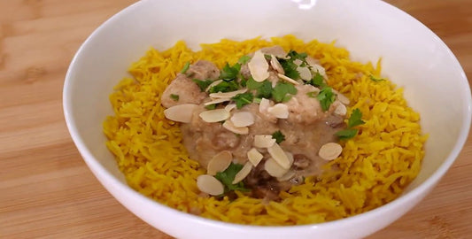 Chicken Korma with Pilau Rice