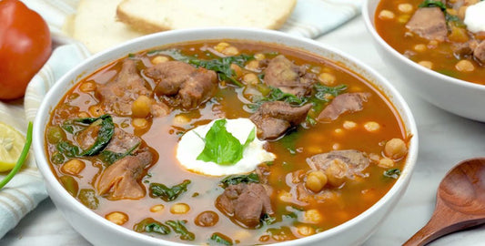 Middle Eastern Comfort Chicken & Chickpea Stew