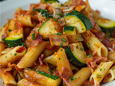 Bacon and Italian-Seasoned Pasta