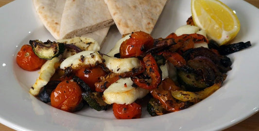 Piri Piri Halloumi Traybake